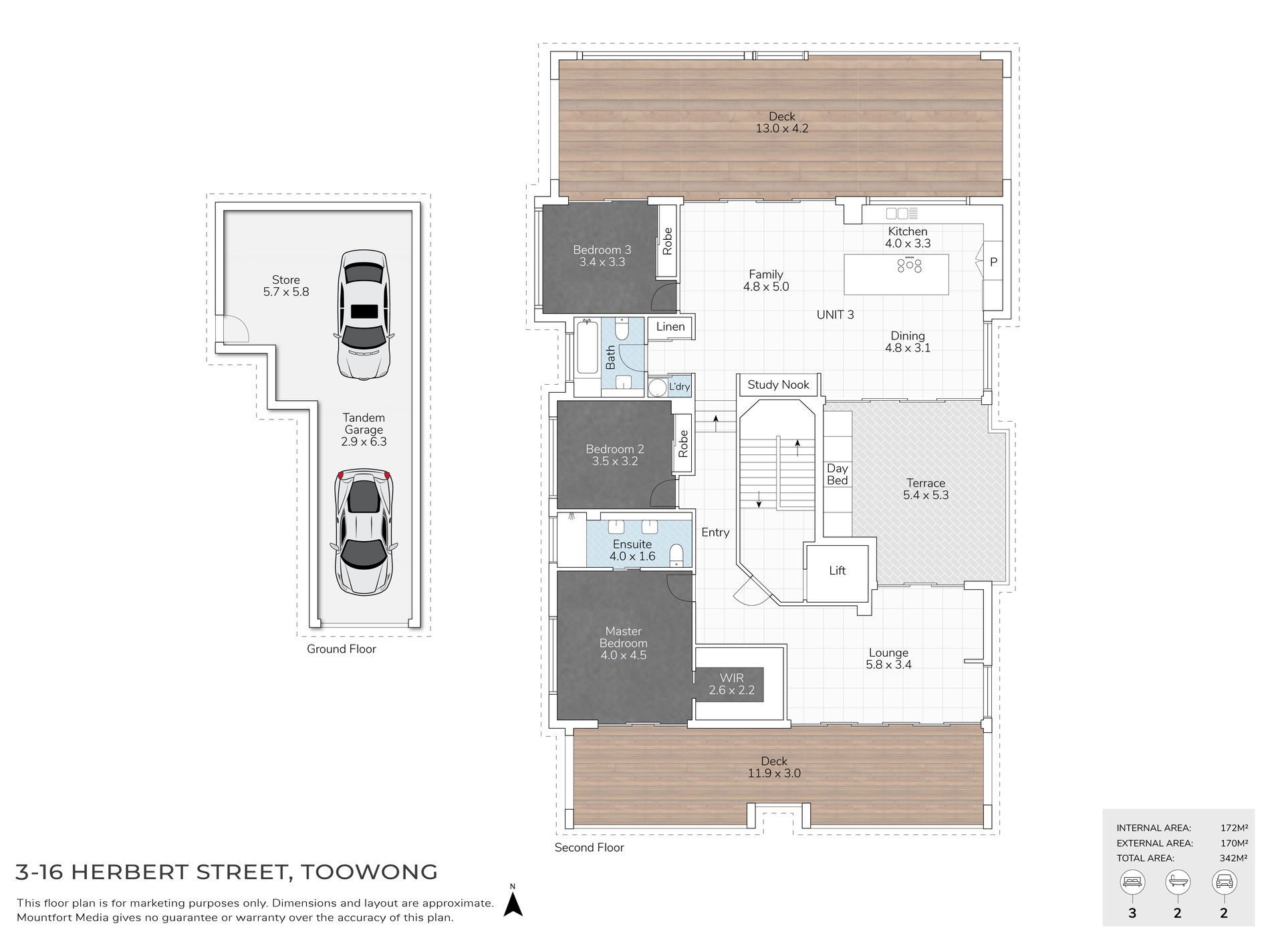 3 / 16 Herbert St, Toowong