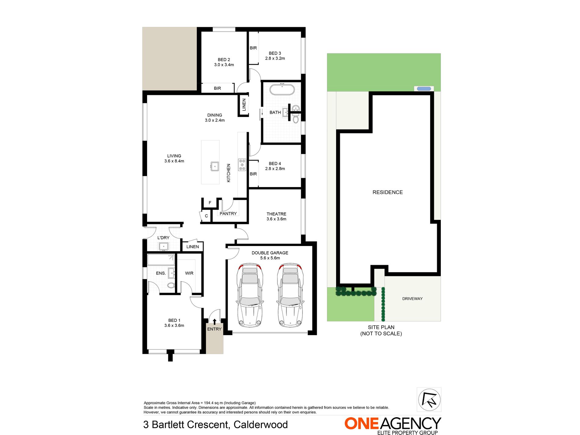 3 Bartlett Crescent, Calderwood One Agency Elite Property Group