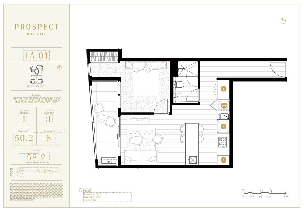 1208 / 9 Prospect St, Box Hill
