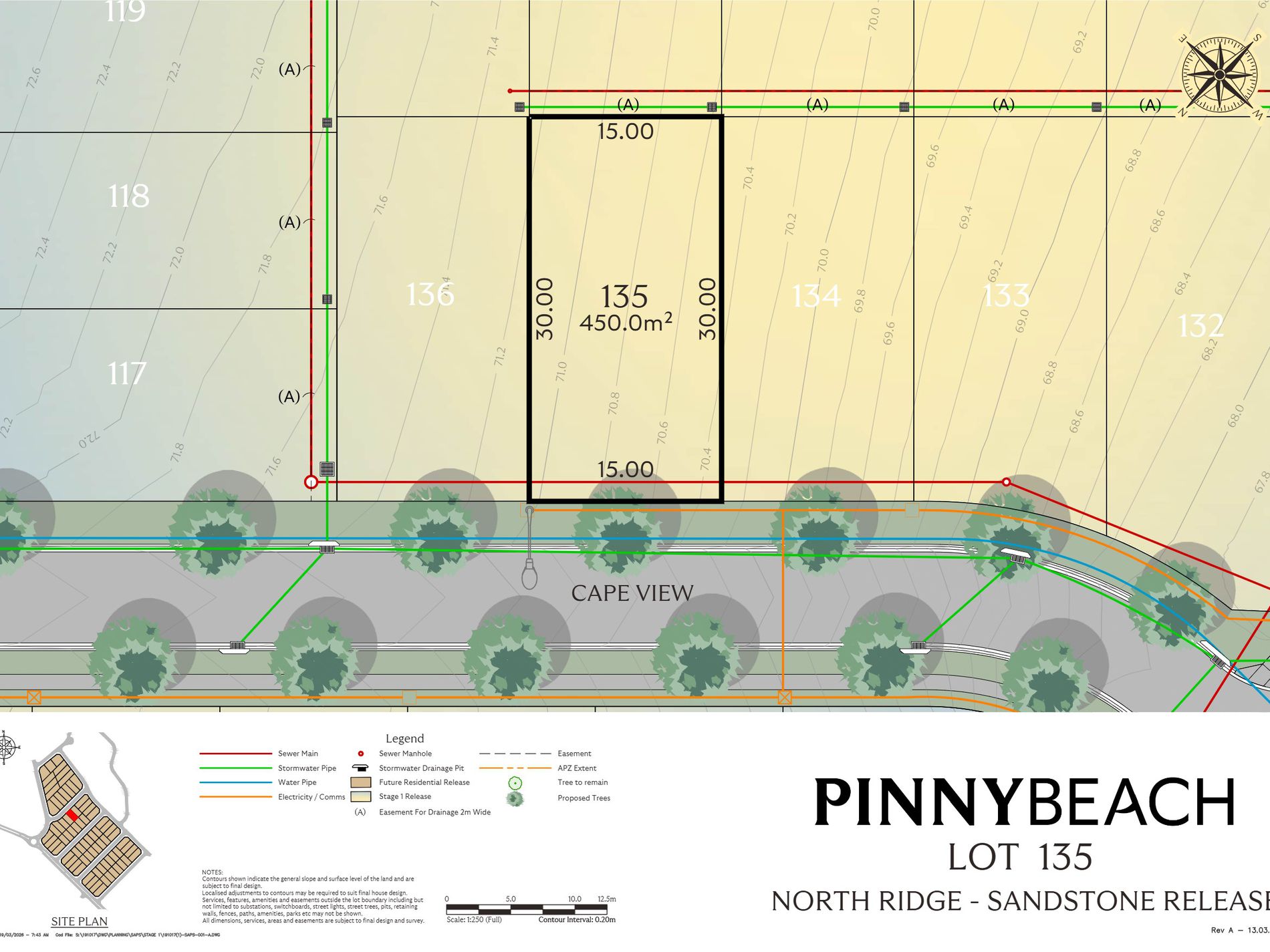 Lot 135, Cape View, Pinny Beach