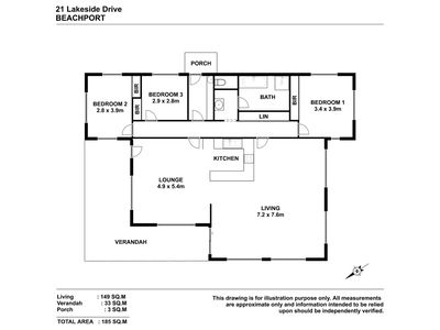 21 LAKESIDE DRIVE, Beachport