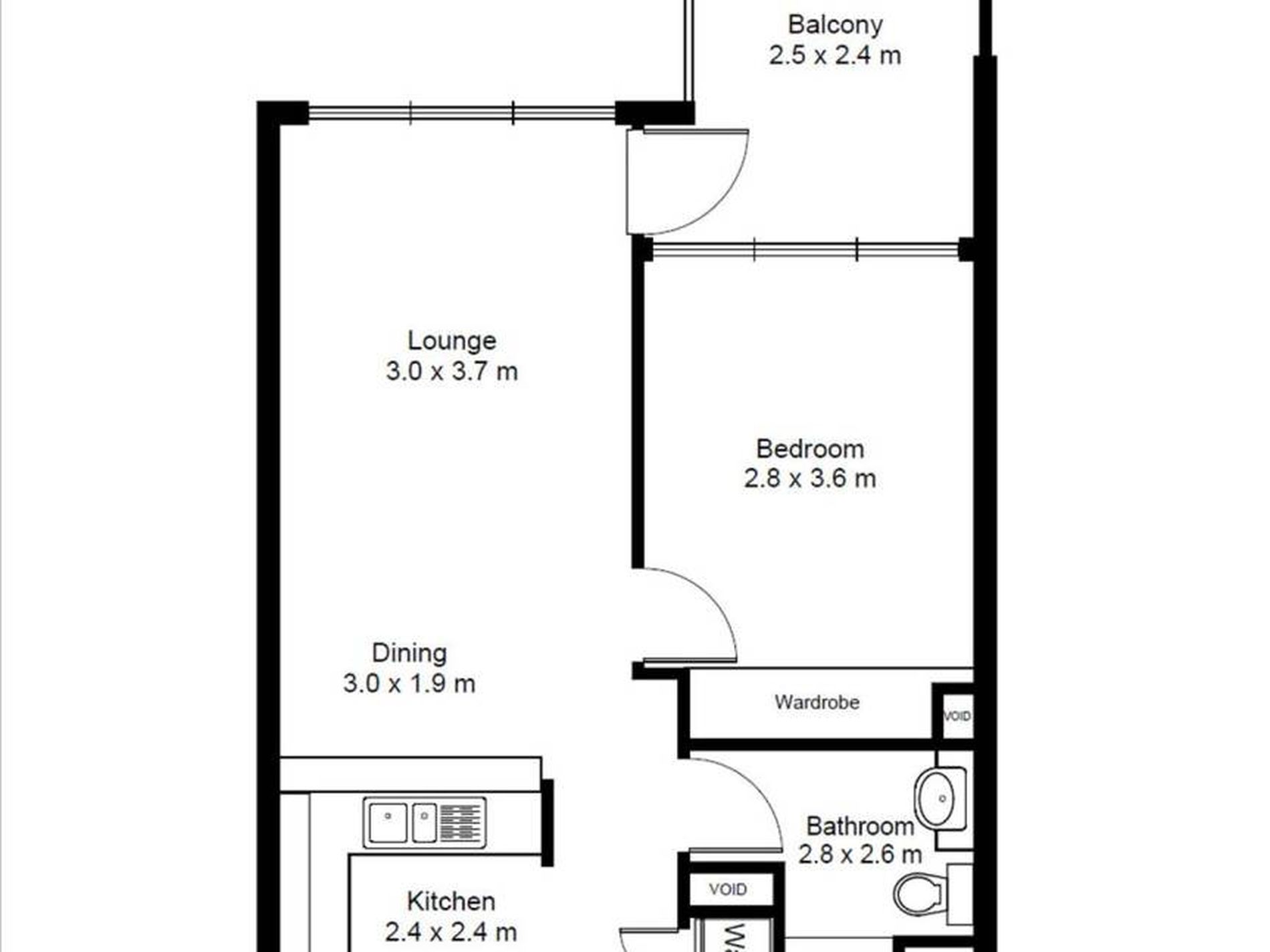 1101 / 1 Hosking Place, Sydney