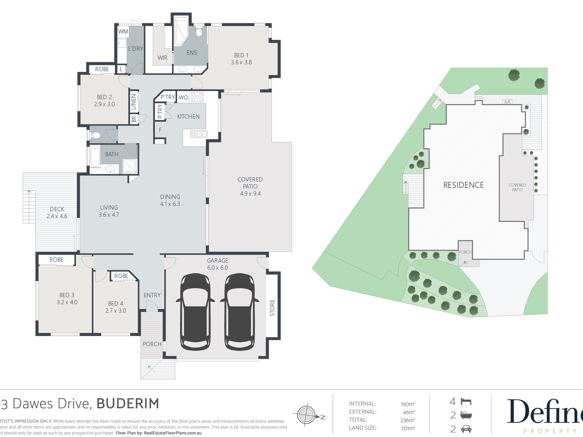 13 Dawes Drive, Buderim Floor Plan