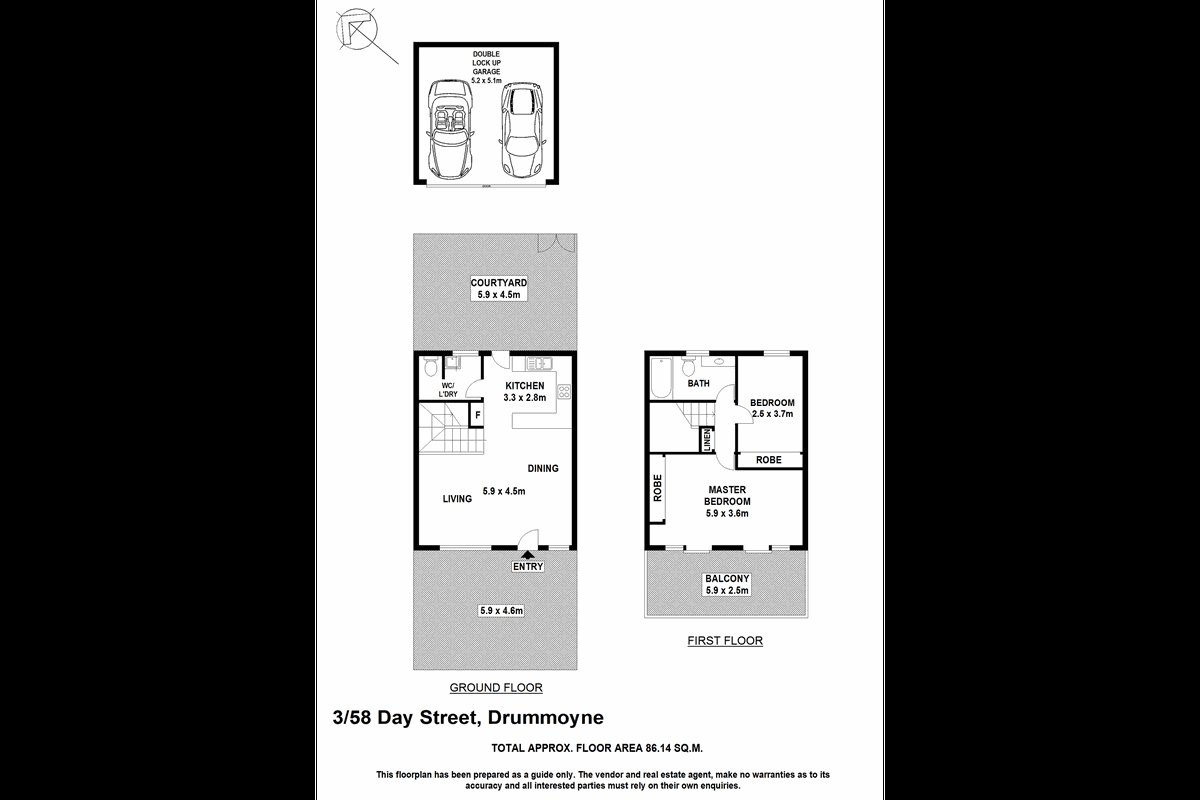 3 / 58 Day Street, Drummoyne