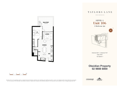 1 Bed / 25-29 Longueville Road, Lane Cove