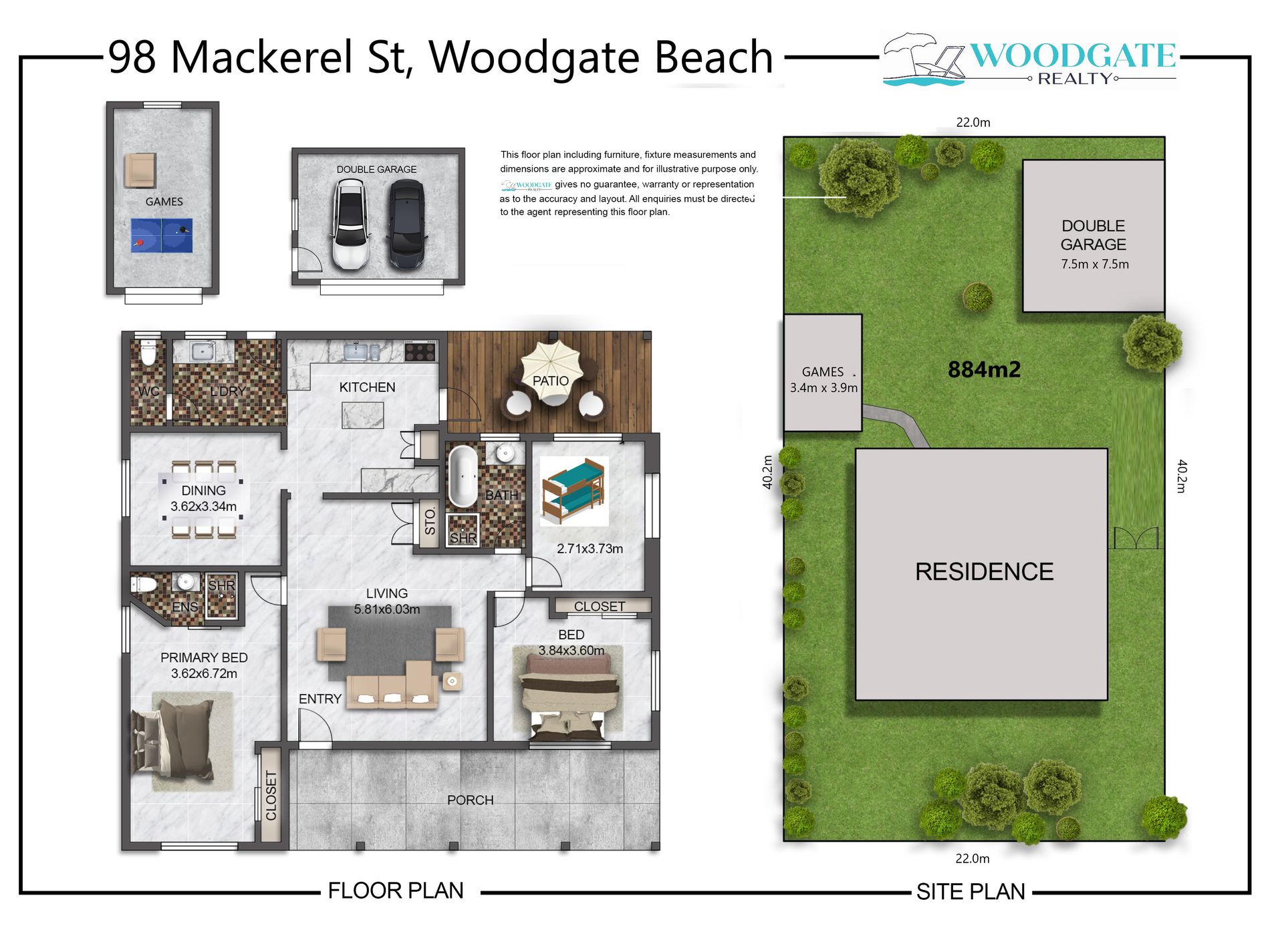 98 MACKEREL STREET, Woodgate