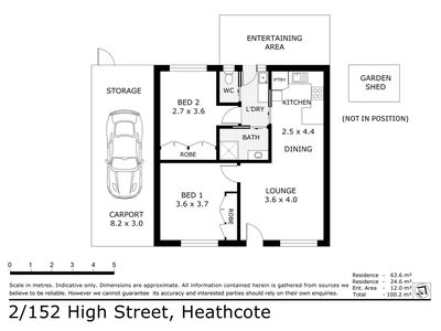 2 / 152 High Street, Heathcote