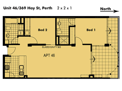 46 / 369 Hay Street, Perth