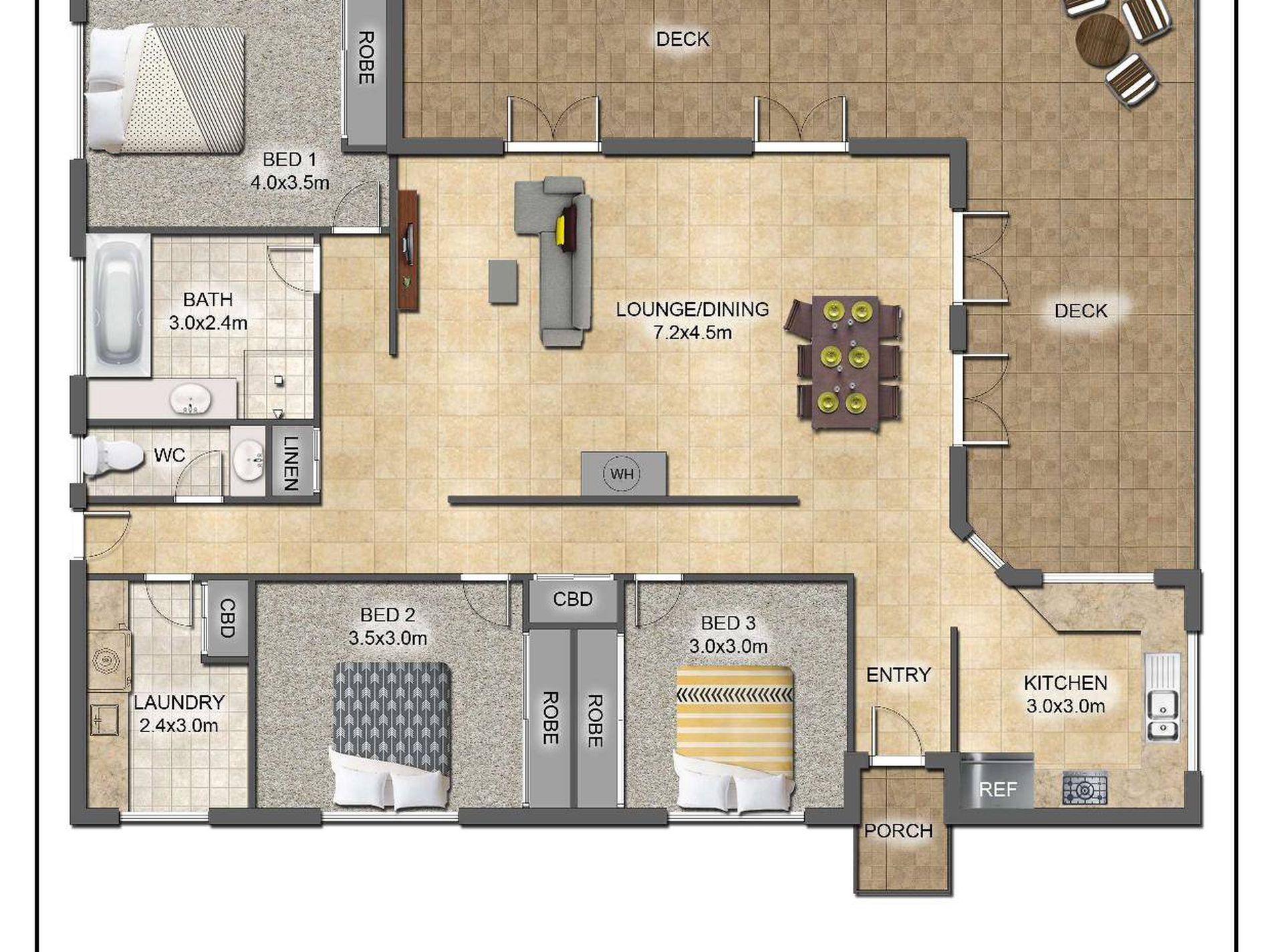 8 Dungannon Court, Buderim Floor Plan