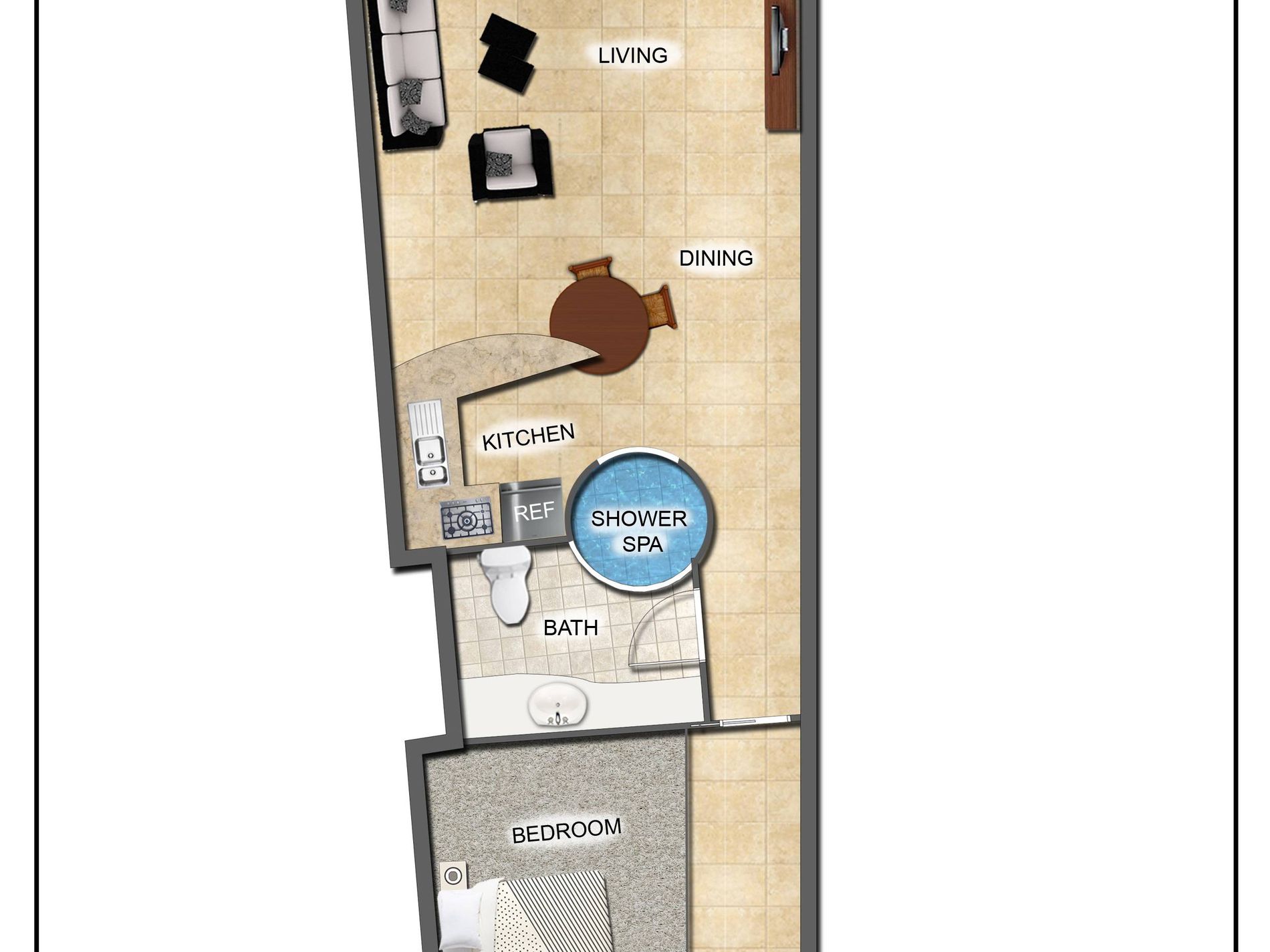 307 / 7 Venning Street, Mooloolaba Floor Plan