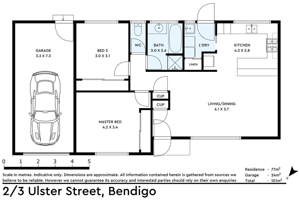 2 / 3 Ulster Street, Bendigo