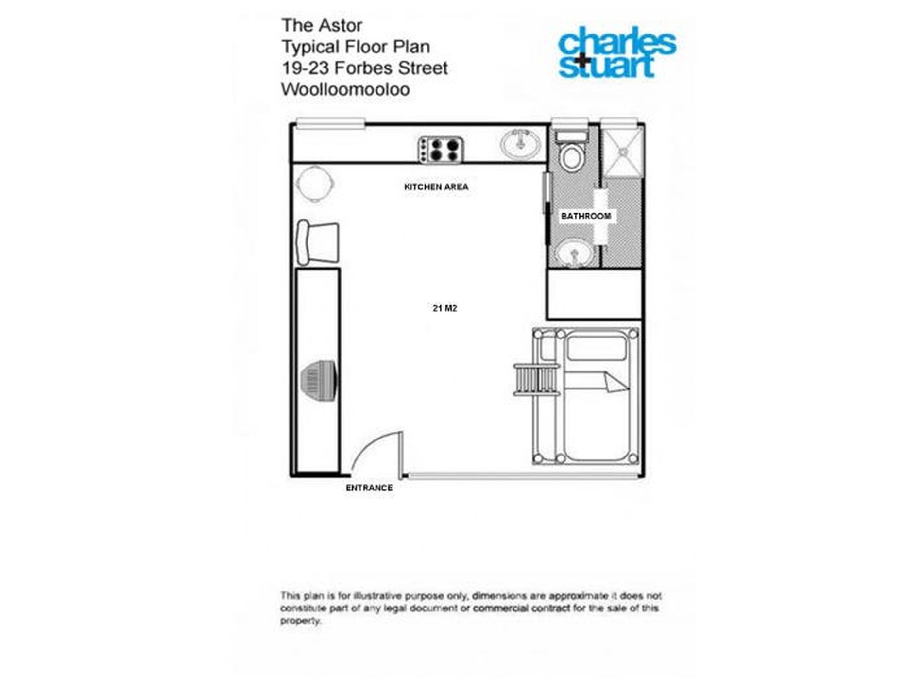 64 / 19 Forbes (entrance On Plunkett St Off Burke St) Street, Woolloomooloo