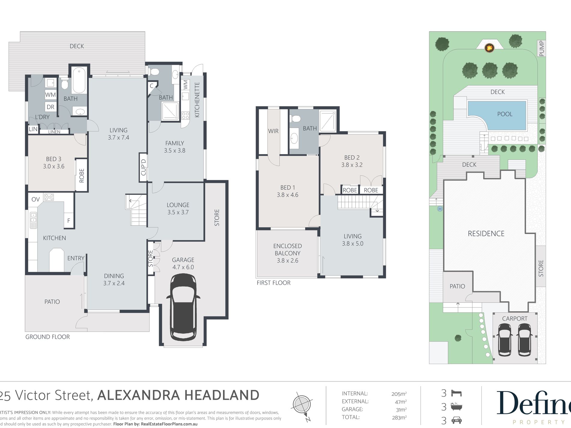 25 Victor Street, Alexandra Headland Floor Plan