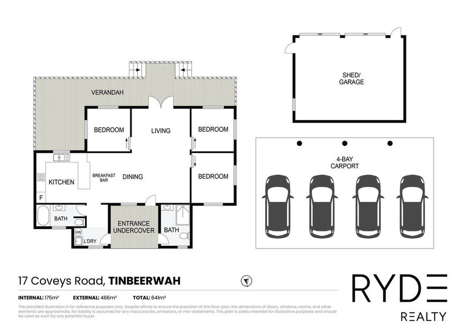 Floorplan, 17 Coveys Road, Tinbeerwah