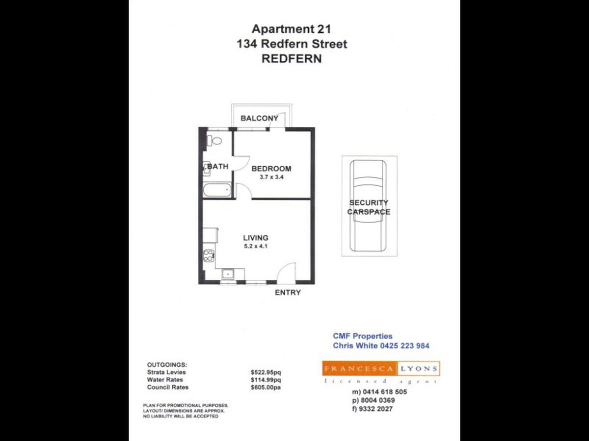 21 / 134 Redfern St, Redfern