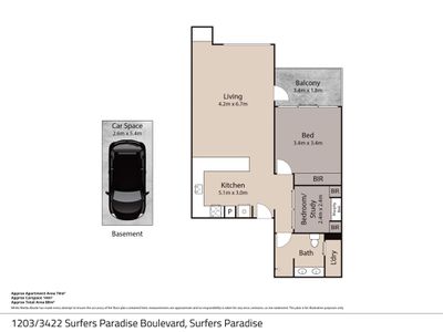 1203 / 3422 Surfers Paradise Boulevard, Surfers Paradise
