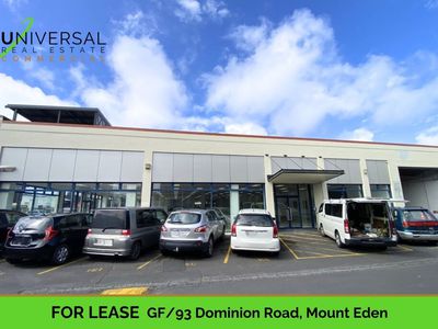 GF / 93 Dominion Road, Mount Eden