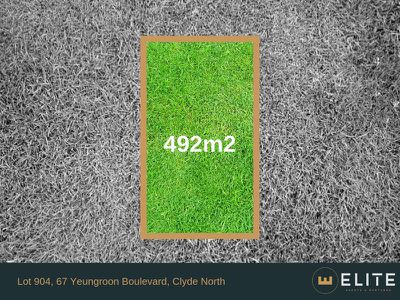 Lot 904, 67 Yeungroon Boulevard, Clyde North