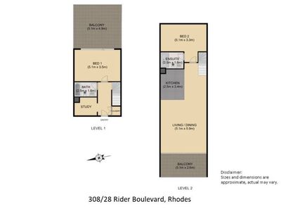 308 / 28 Rider Boulevard, Rhodes