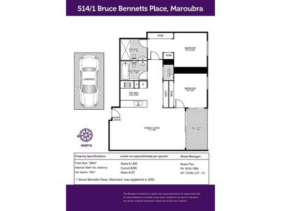 514 / 1 Bruce Bennetts Place, Maroubra