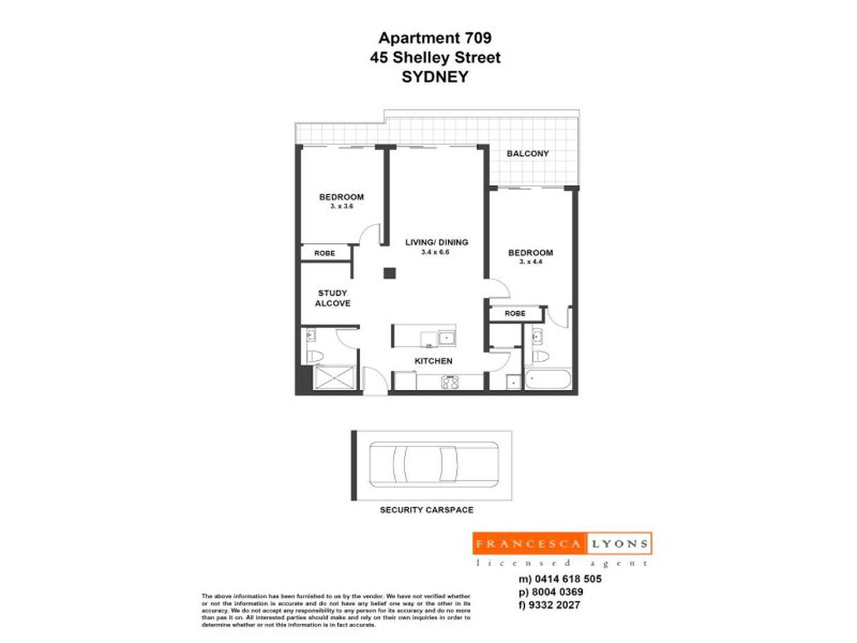 709 / 45 Shelley St, Sydney