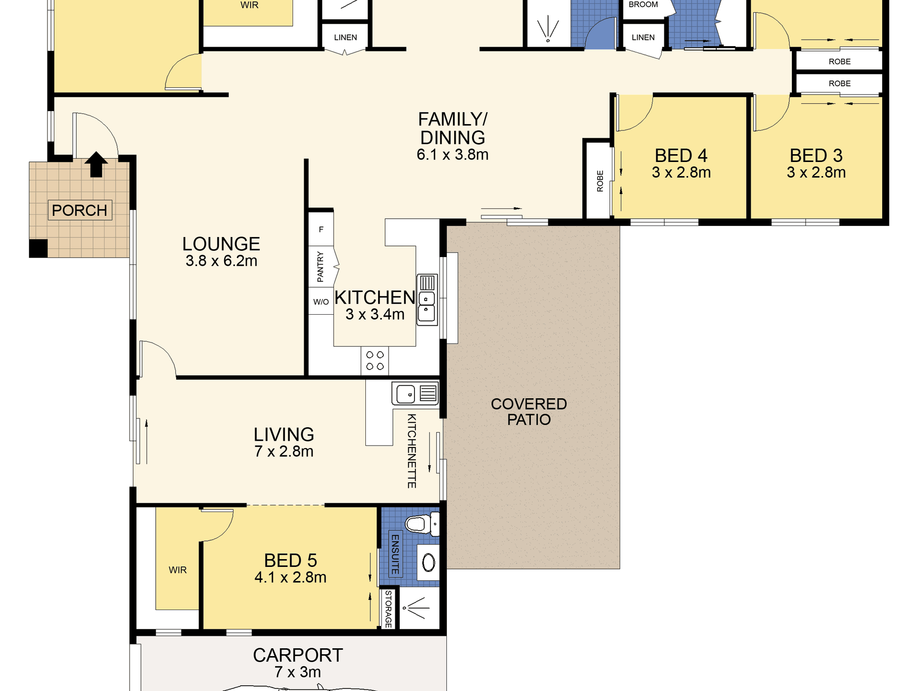 10 Lilac Court, Mooloolaba Floor Plan