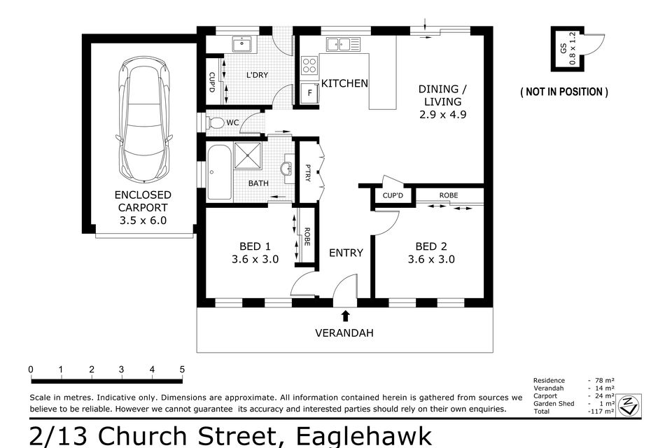 2 / 13a Church Street, Eaglehawk