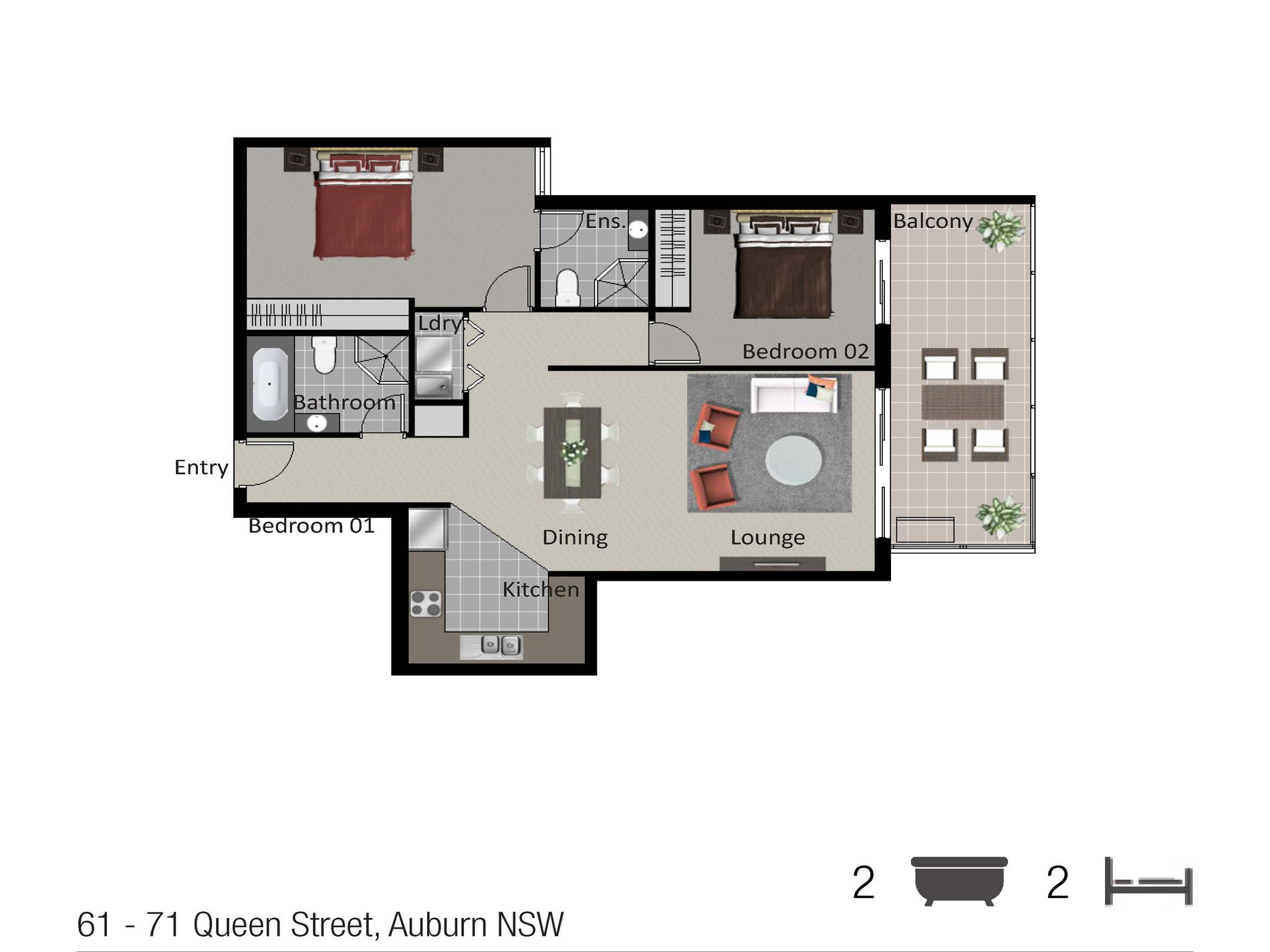 68 / 61-71 Queen Street, Auburn