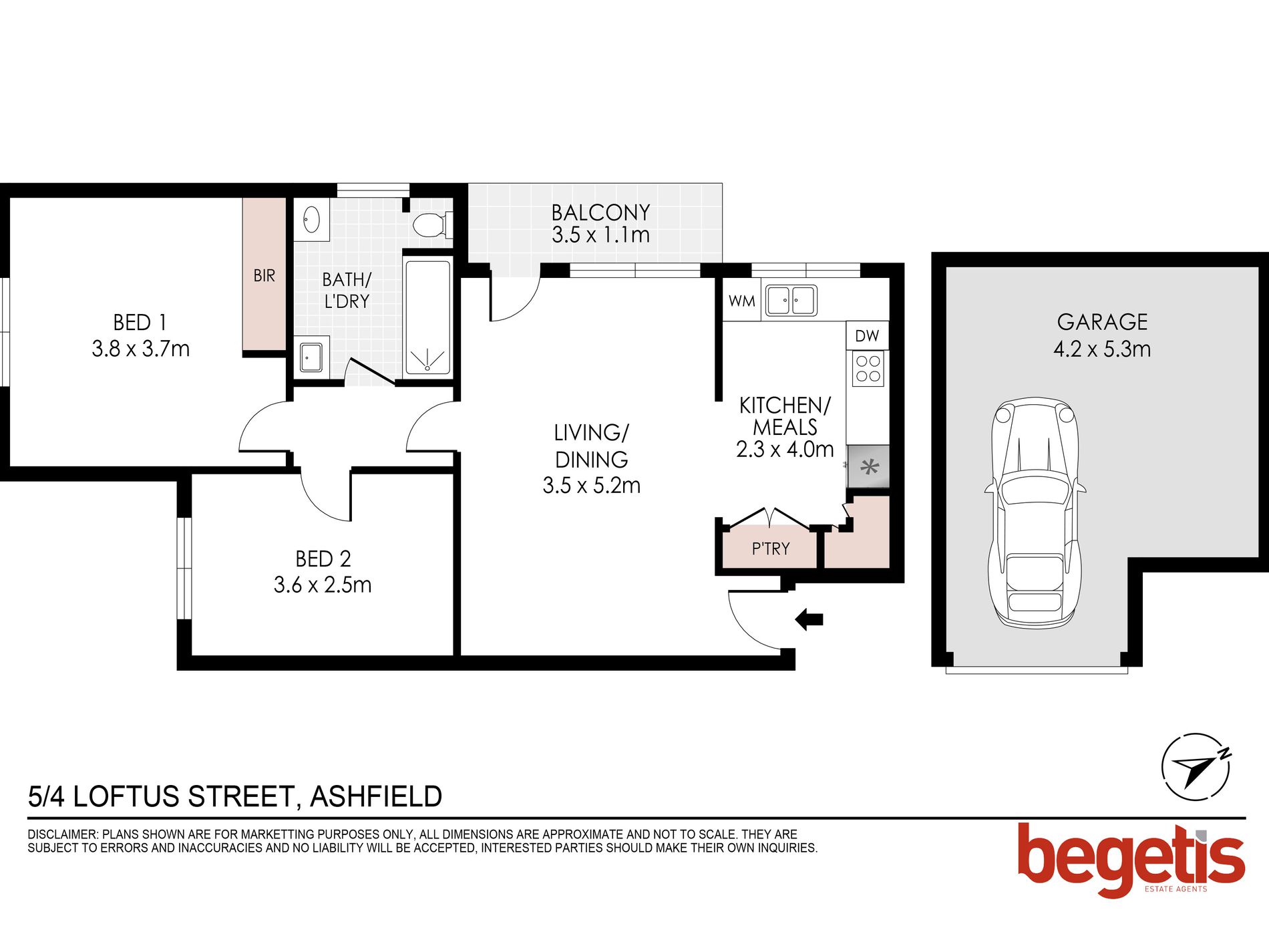 5 / 4 Loftus Street, Ashfield