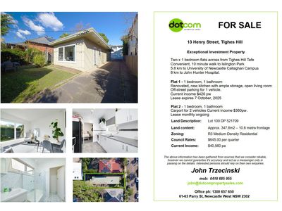13 Henry Street, Tighes Hill