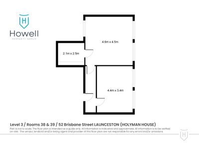 Level 3 Rooms 38 & 39 / 52 Brisbane Street, Launceston