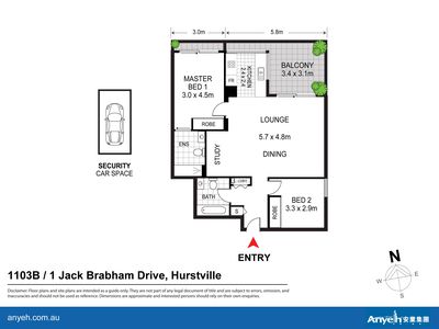 1103B / 1 Jack Brabham Drive, Hurstville