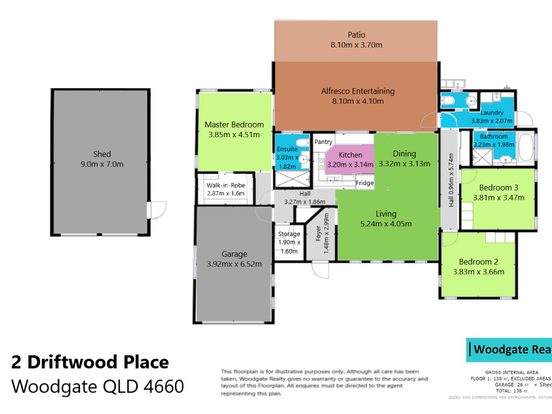 2 Driftwood Place, Woodgate