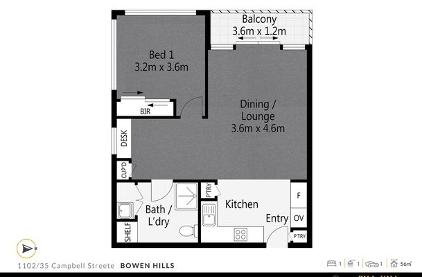 1102 / 35 Campbell Street, Bowen Hills