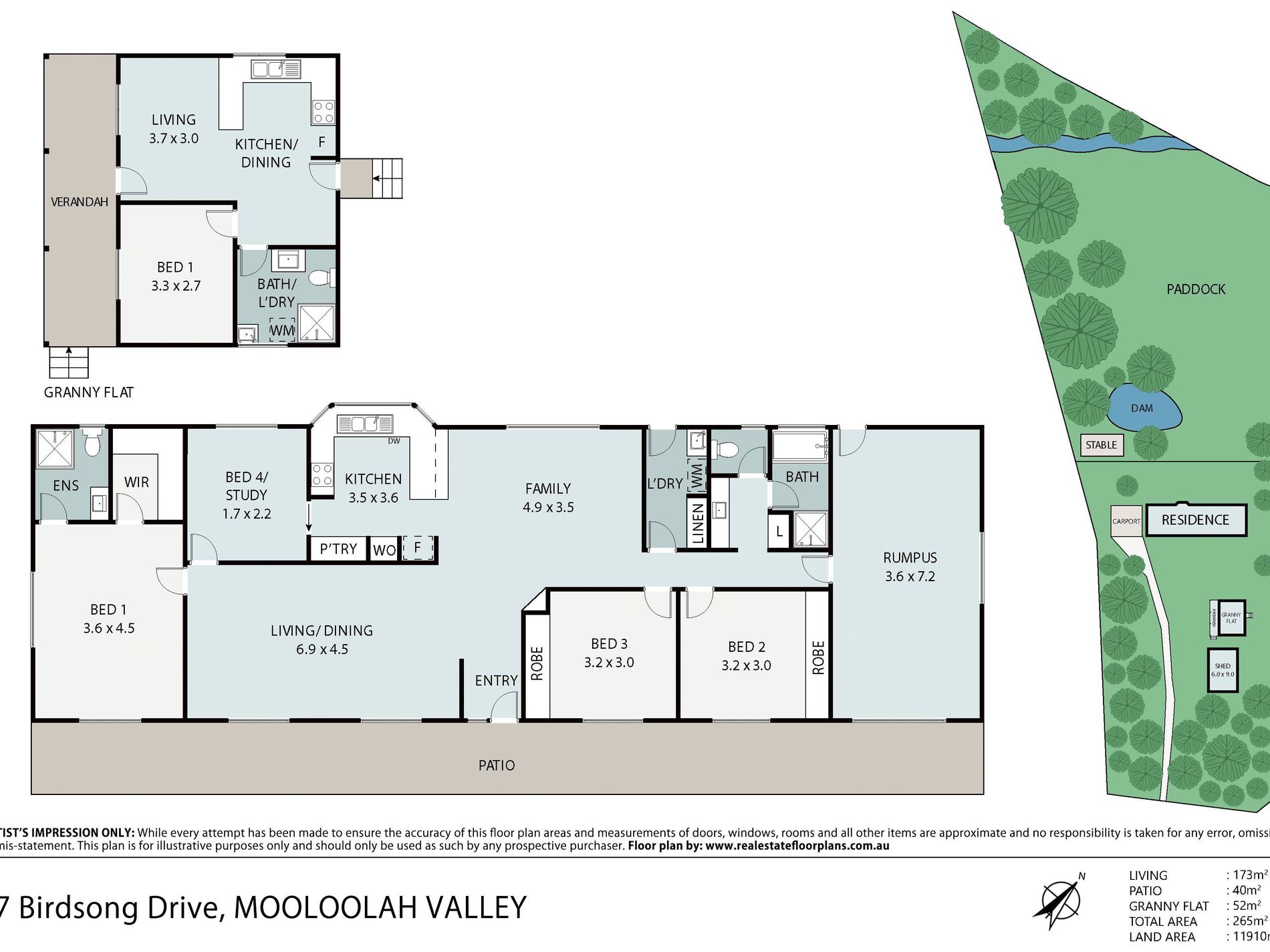 47 Birdsong Drive, Mooloolah Valley Floor Plan