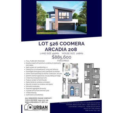 Lot 525 and LOT 526, Coomera