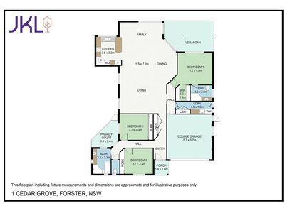 1 Cedar Grove, Forster