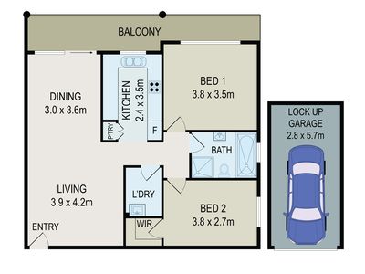 9 / 17-21 Mill Street , Carlton