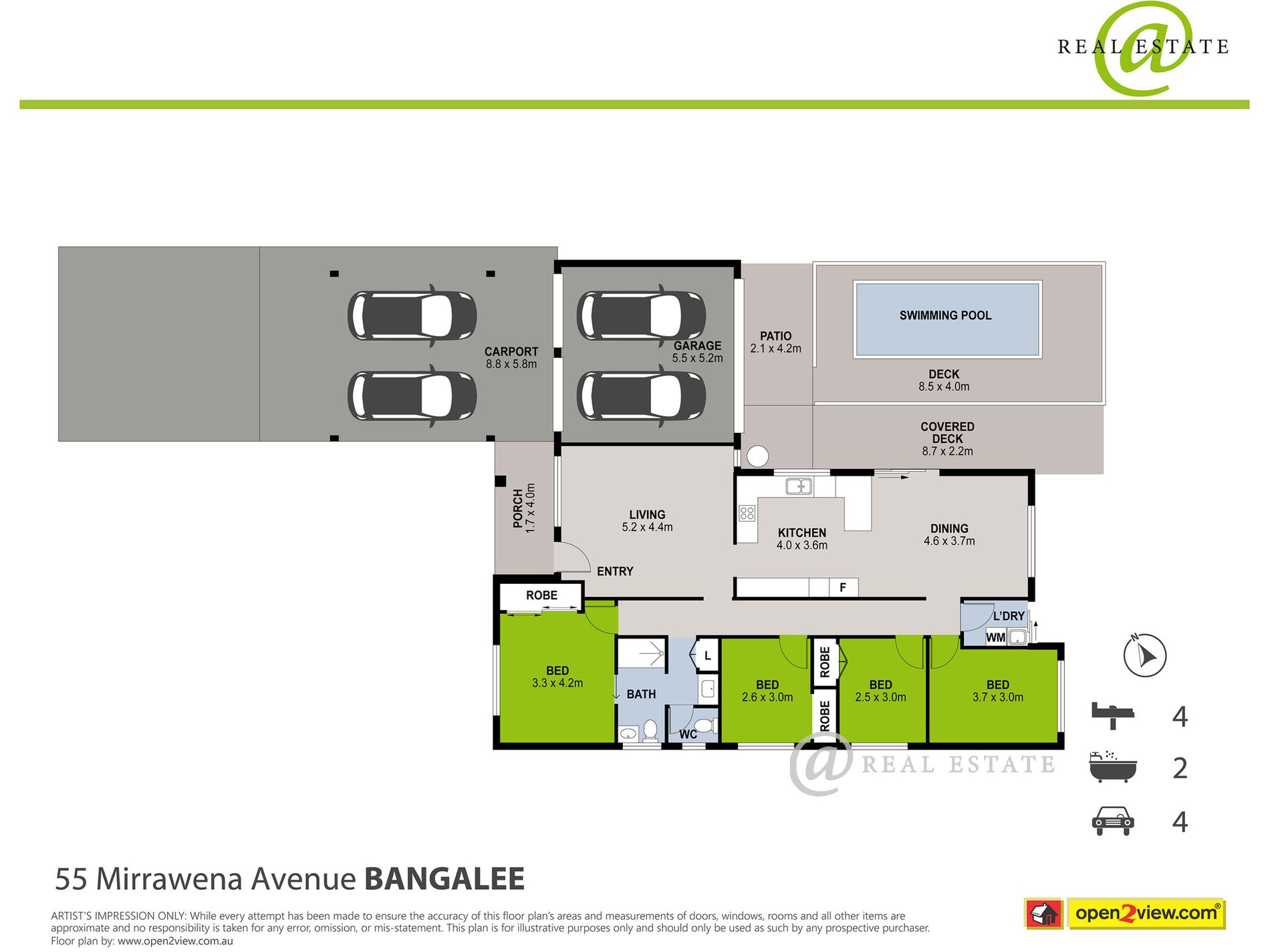 55 Mirrawena Avenue, Bangalee