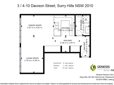 3 / 4-10 Dawson Street, Surry Hills