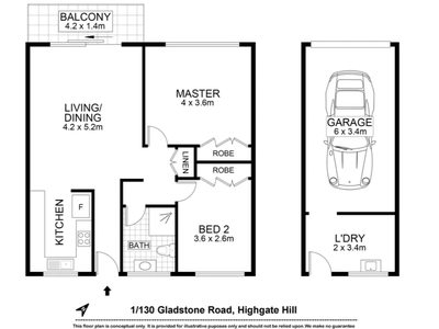 1 / 130 Gladstone Road, Highgate Hill