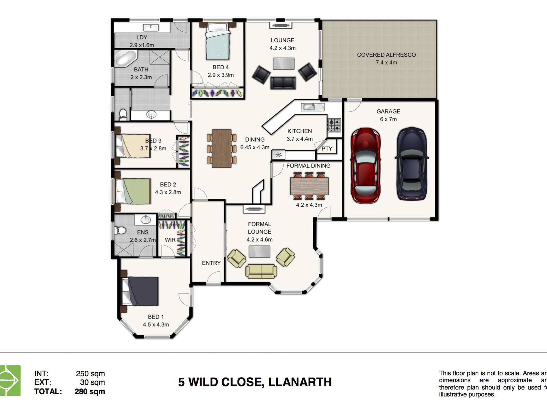 5 Wild Close, Llanarth