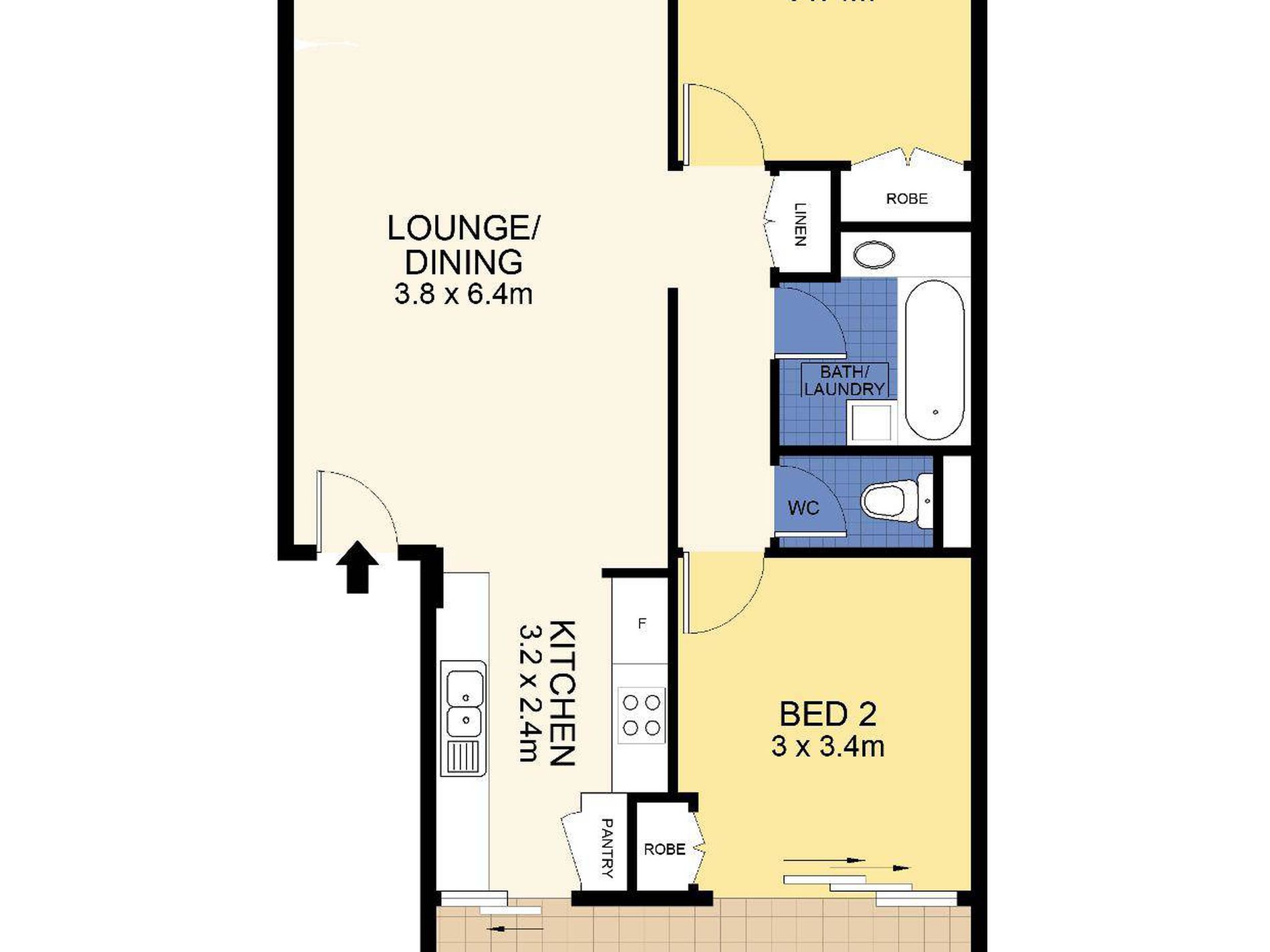 12 / 18 Camfield Street, Alexandra Headland Floor Plan