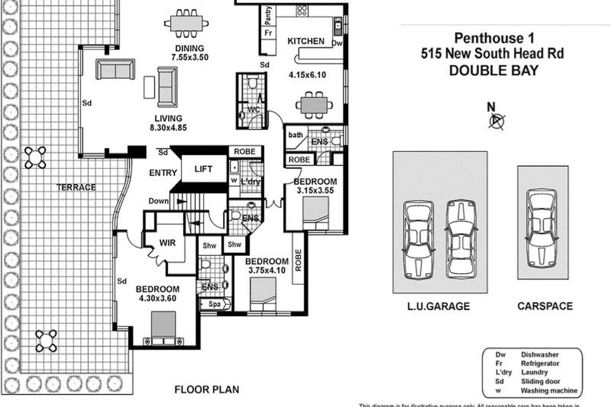 Penthouse 1 / 515 New South Head Road, Double Bay