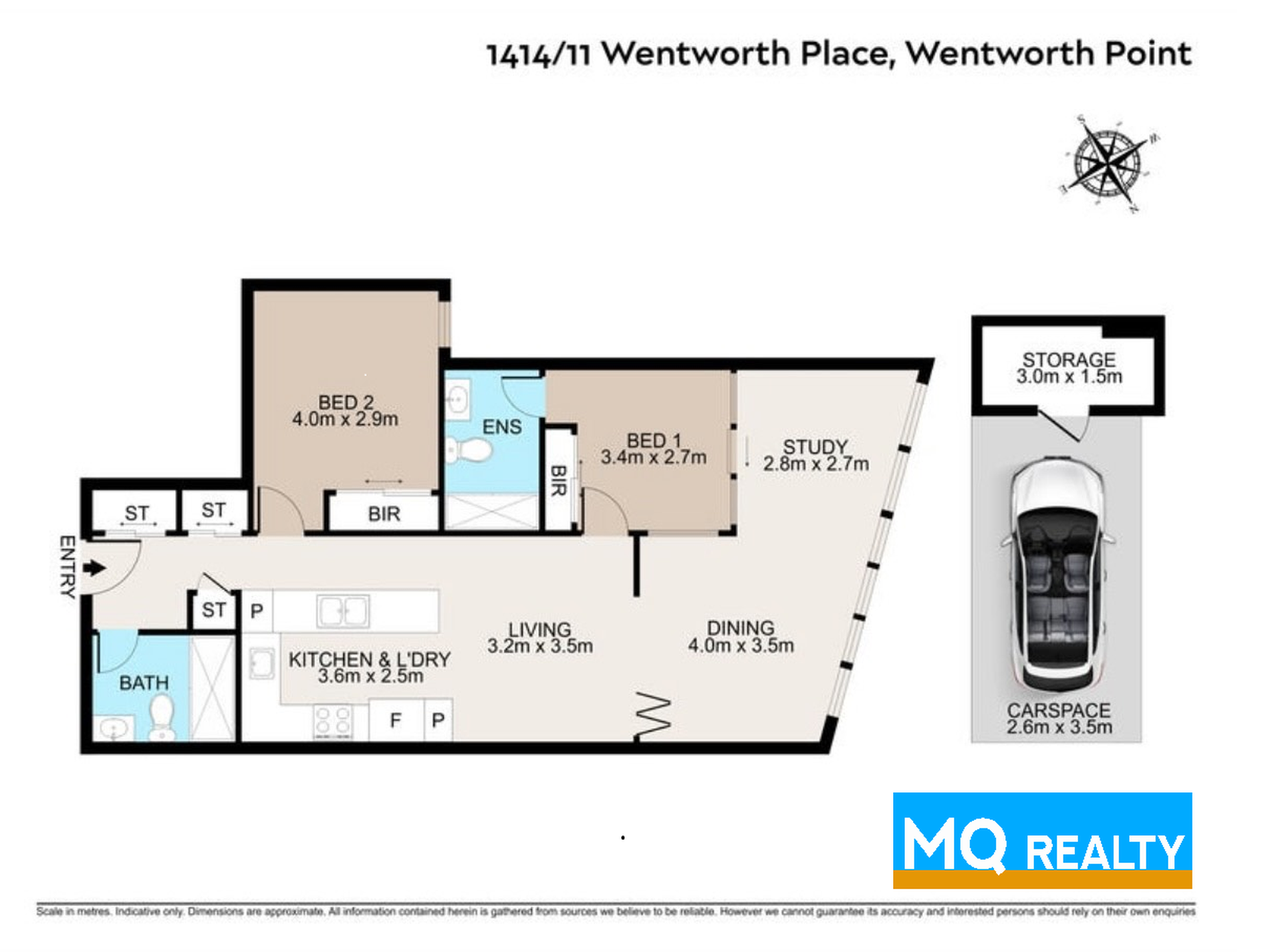 1414 / 11 Wentworth Place, Wentworth Point