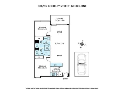 606 / 95 Berkeley Street, Melbourne
