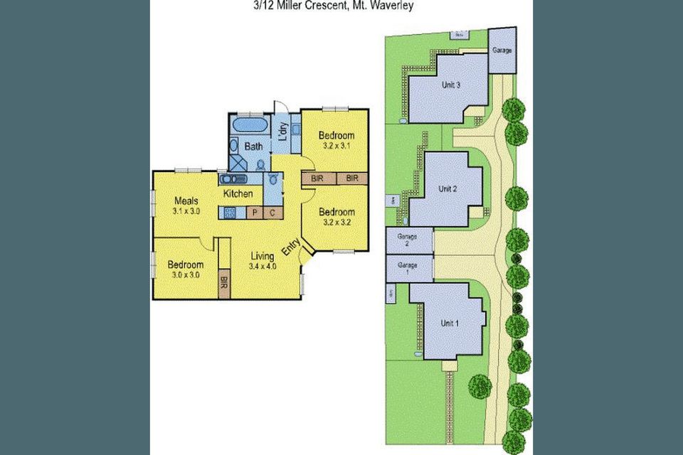 3 / 12 Miller Crescent, Mount Waverley