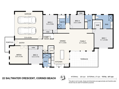 22 Saltwater Crescent, Corindi Beach