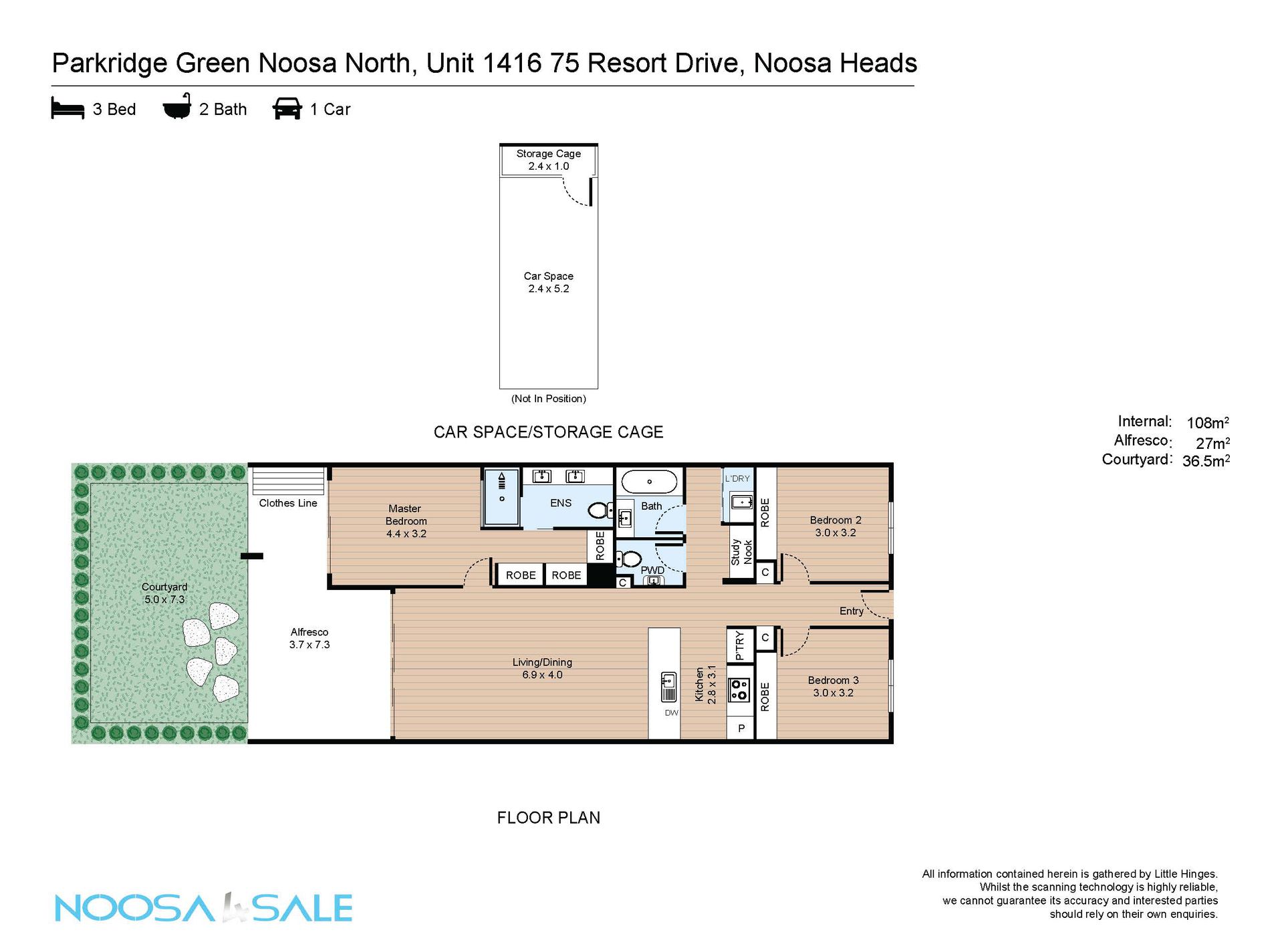1416 / 75 Resort Drive, Noosa Heads