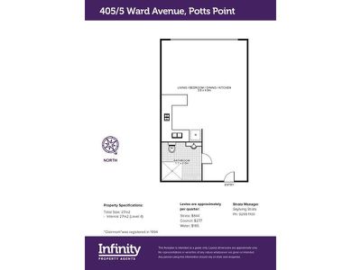 405 / 5 Ward Avenue, Potts Point